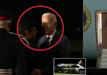 ரிஷி சுண்ணக்கை கையால் தள்ளிவிட்டு ஆமி கமாண்டரோடு அதிகம் பேசிய ஜோ பைடன்