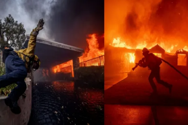 நெகிழ்ந்து போய்.. விக்கித்து நின்ற மக்கள்.. கலிபோர்னியா காட்டுத்தீயை அணைக்க.. திரண்ட ஜெயில் கைதிகள்