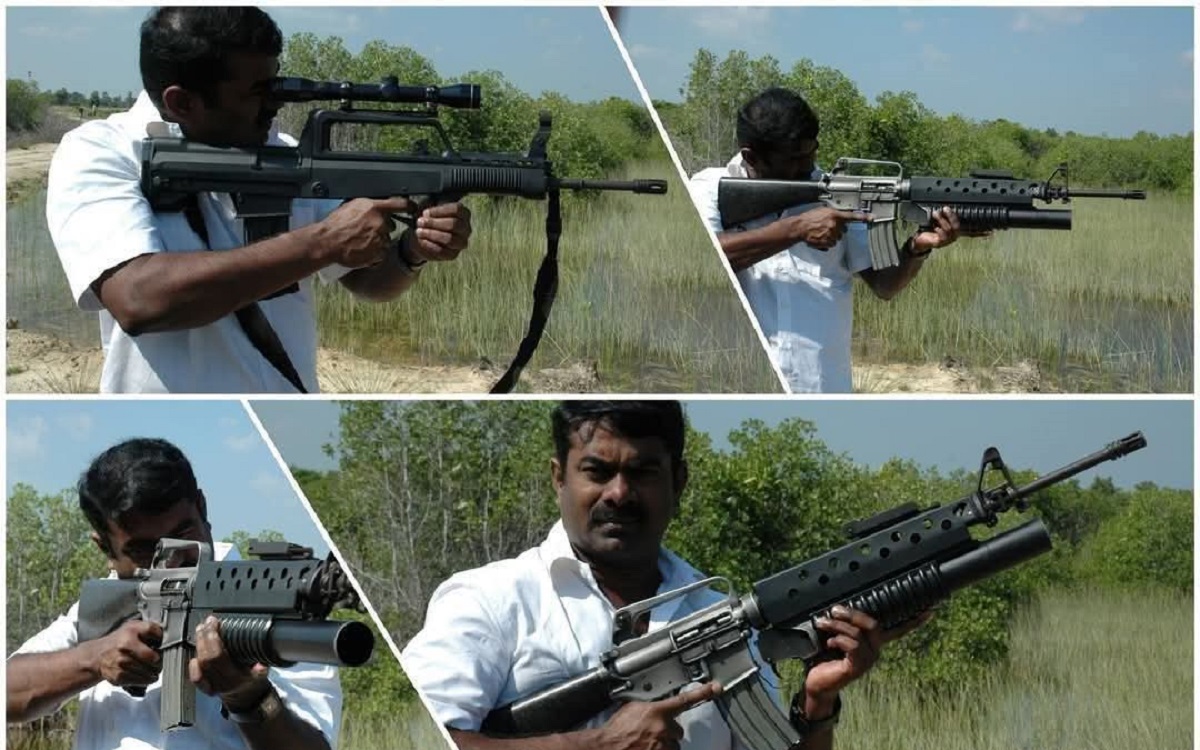 ஓ ரசிக்கும் சீமானே வா… எல்லாளன் படப் பிடிப்பு போட்டோவை காட்டி உல்டா விடும் சீமான் !