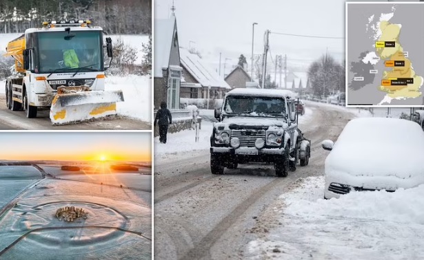 உறைந்து போய் உள்ள பிரிட்டன் ஜாக்கிரதை தமிழர்களே வீதி முழுவதும் Black ICE காணப்படுகிறது
