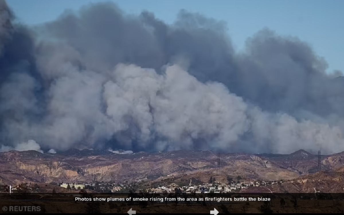 Terrifying new fire breaks out in North LA: புதிதாக LA ல் தோன்றிய தீயால் அணு குண்டு வெடிக்கும் அபாயம் உள்ளதா ?