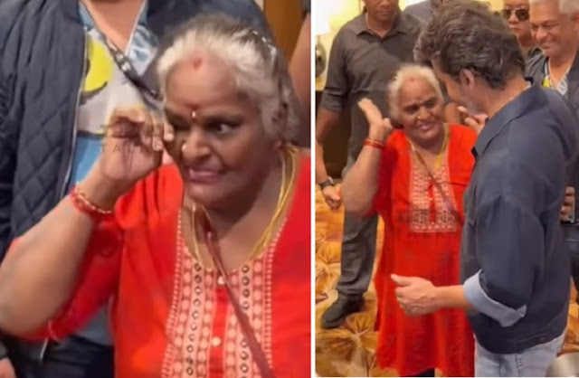 அழுதபடி விஜயை கட்டிப் பிடித்த அம்மா: வெற்றி நிச்சயம் என வாழ்த்து !