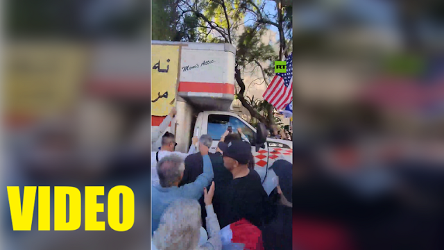 லொஸ் ஏஞ்சல்ஸில் போராட்டக்காரர்கள் மீது பாய்ந்த லாரி!  ஈரானிய எதிர்ப்புப் பேரணியில் சம்பவம்