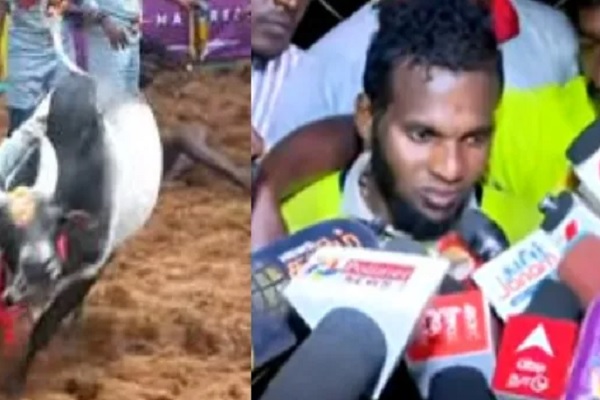 அலங்காநல்லூர் நாயகன் கார்த்தி!” – 19 காளைகளை அடக்கி காரை அள்ளினார் !