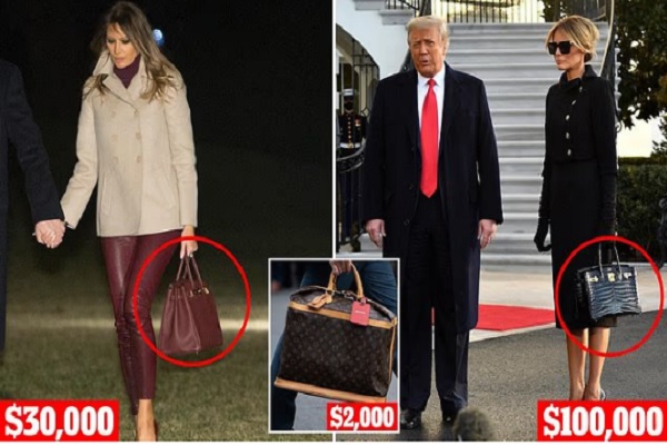 ரம் மனைவி மெலனியாவின் handbags விலை 1 கோடி:  மிரட்டல்’ பேஷன் ரகசியம்!