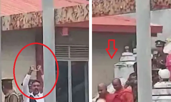 கைதாகியும் அடங்காத பிக்குகள்.. தமிழர் பகுதியில் சிலை அமைப்போம் என்று அச்சுறுத்தல் !