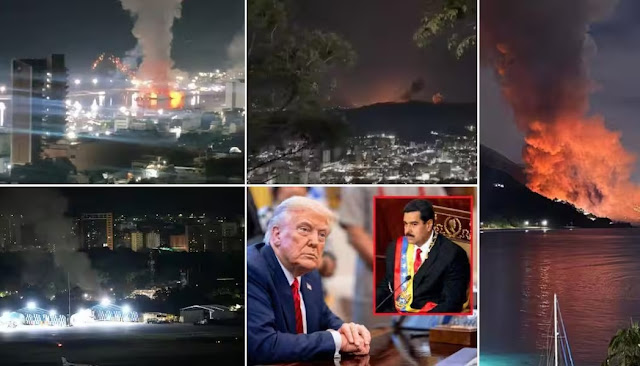 அமெரிக்காவின் அதிரடி தாக்குதல் : வெனிசுலா அதிபர் மதுரோவை மனைவியுடன் சிறைபிடித்த அமெரிக்கா